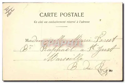 Tarjeta postal antigua Folklore Bresse Bressane — Reverso