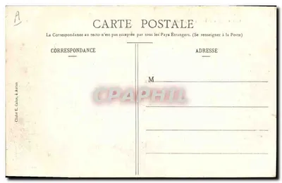 En Morvan — Une Bergère et son Troupeau — Cliché E. Catus, à Autun — Rewers