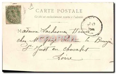 Brionnaise — Portret kobiety w stroju lokalnym — B. F. Chalon-sur-Saône — Rewers