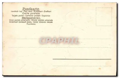 Pomba branca carregando cartas — Boa Ano 1905 — editor não visível — Verso
