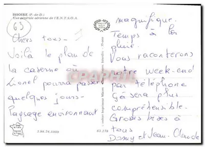 Issoire (P.-de-D.) — Ogólny widok z powietrza z E.N.T.S.O.A. — Cing — Rewers
