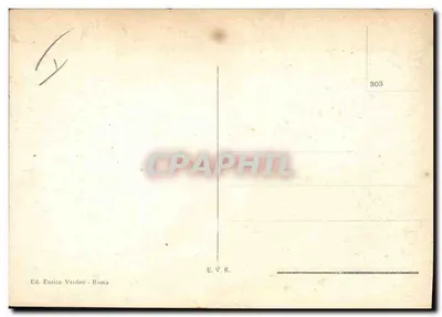 Roma - Foro Mussolini - Il Monolite — editor Enrico Verdest, n° 303 — Verso