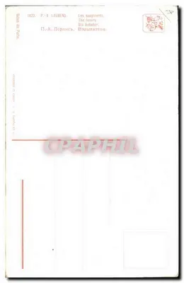 Os suspirantes — P.-A. Laurens — Salon de Paris n°1022 — Verso