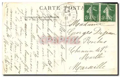 La Sainte-Baume - Le Gros Chêne — editor: Gallerie de la Sainte-Baume, n°6 — Verso