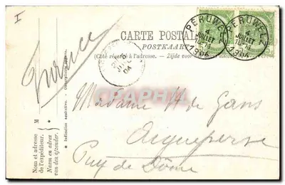 Bonsecours. O Grande Carvalho — Editor não identificado, número de série não visível — Verso