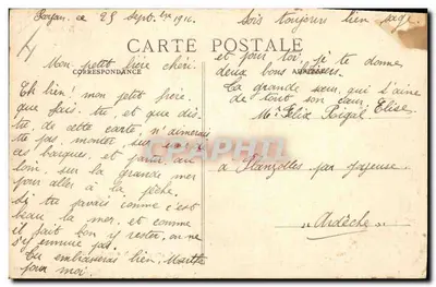 Royan — Wyruszanie w rybołówstwo — Wydane przez inżyniera Novozelskiego, 3, ul. Gambetta, Royan — Rewers