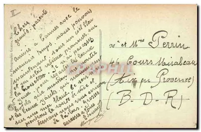 CANNES. Port — Mont Chevalier — Wydawnictwo G. Iletta, nr 438 — Rewers