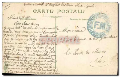 Artilharia — Trombetas — Editor Trompetton, n° 3723 — Verso