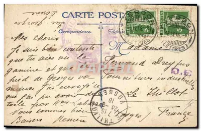 Młody marynarz marzący o nieskończonych błękitnych falach — Francja z miłym spojrzeniem kocha Cię wśród wszystkich swoich synów — L.V.C. n° U.4 — Rewers