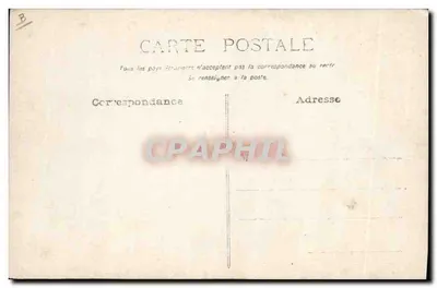 Desfile de carruagem a cavalo — Paris — editor não identificado — Verso