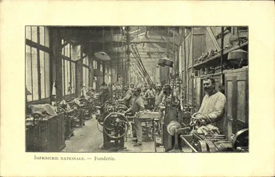 Imprimerie nationale — Fundição — Editor não visível