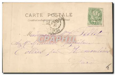 Retrato de hombre — caricatura satírica — Paul de Cassagnac, editor, n°2 — Reverso