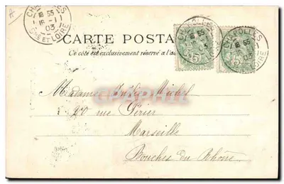 Charollaise — kobieta w stroju tradycyjnym — P. F. Chaussevert, n°4 — Rewers