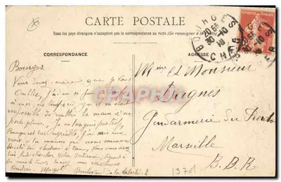 Bourges — Zamek Wody — Wydawca: Bourdier — Rewers