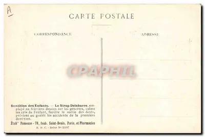 Bourrache officinale — Plaat n°1 — Uitgave door de Etablissements Fumouze — Achterkant
