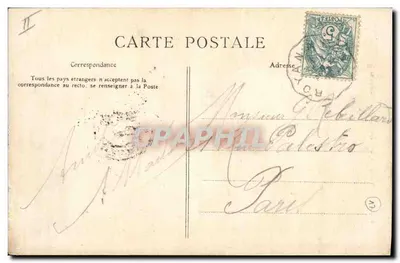 Farol de Cordouen — Arredores de Royan — Coleção F. Ribal Bagan, n°120 — Verso