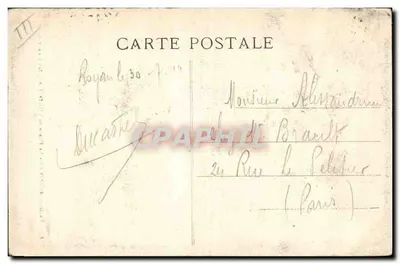 Okręgi ROYAN — Molo Cordouan, ptaki — wydanie Nowych Galerii — Rewers