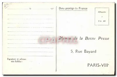 Collage katholischer Veröffentlichungen — Maison de la Bonne Presse, Paris-VIIIe — Rückseite