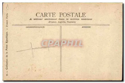 La Rue Réaumur, nr. 111 van de Petite République — Parijs — Collectie van de Petite République, nr. 10 — Achterkant