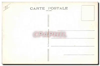 In Beauce - Binnenkant van een Boerderij — L. Leormand, Orléans — Achterkant