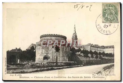 Mézières — Château d'eau e Instituição das Irmãs de Santa Crétienne — A. Gelly, Charleville