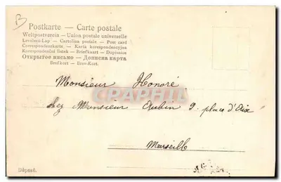 Mężczyzna na rowerze — 'Bez pieniędzy, człowiek, który obiega świat' — wydawca nieznany — Rewers