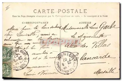 A Santa Bauma — O Grande Carvalho — Typie L. Jacque, n°3258 — Verso