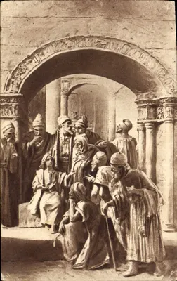 A disputa dos doutores — cena da Vida de Jesus — esculturas de D. Mastroianni, Milão