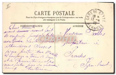 CETTE — Molo St-Louis i nabrzeże Frontignac — LL. — Rewers
