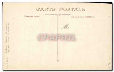 Infanterie auf der Lauer — L.V.C. K.6 — Rückseite