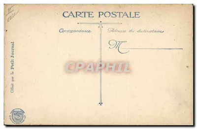 Ufficiale dell'esercito francese — ritratto in uniforme — L.V. CS Photo — Verso