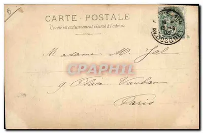 Ritratto di Paul de Cassagnac — L'AUTORITÀ — editore S.I.P. n°2 — Verso