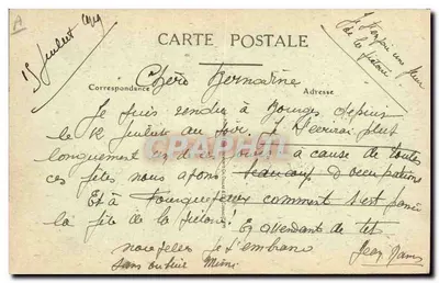 La Charibaude — Las Canciones de Jean RAMEAU ilustradas — Edit. J. Rameau n°39 — Reverso