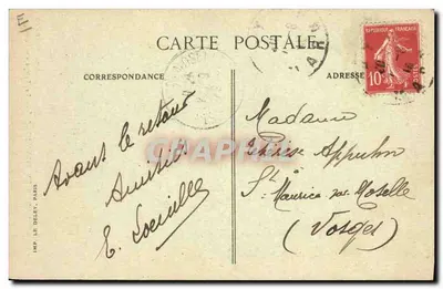 Wijnstok in Champagne — Het Triage van de druiven — Imp. Le Deley, Parijs, n°12 — Achterkant