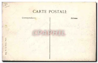 A Colheita — série 'A Vida na Champagne' — depositado, editor E. Le Deley, Paris — Verso