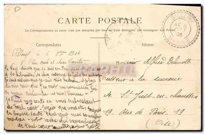 As Colheitas na Champagne — Pressão — Ed. Molot, fotografia-editora, Reims — Verso