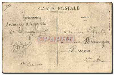La Champagne — Lavoro del vino di Champagne — Il Tapotage — J. Braquemar, Editore, Bernay — Verso