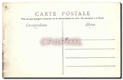 Champagne Montebello — Adega de colheita em Mareuil-sur-Ay — Fot. Em. Choque, imp. Epernay (Déposé) — Verso