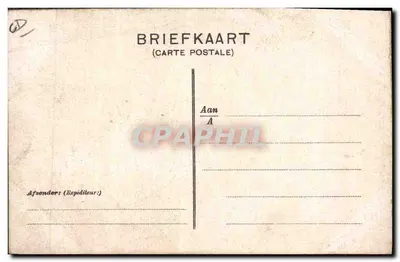 Vrouw in Hollands kleding — 1913 — Uitgever: C. H. & B. H. Maanlen — Achterkant