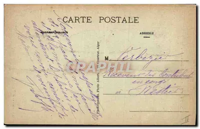 Teniet-el-Haad - Floresta dos Cedros — Fototipia El. Photo Albert, Alger — Verso