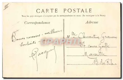 Nîmes — Duży Cedr — Dom Uniwersalny « Nowe Galerie » Nîmes — Rewers