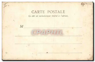 PARIS — Cèdres du Jardin des Plantes — B.F. Paris, nr 121 — Rewers