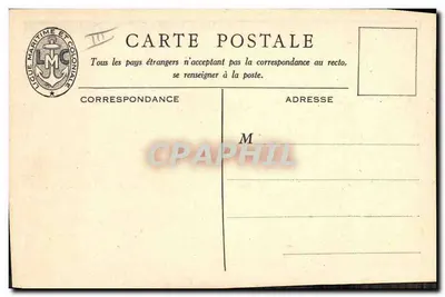 Nossos novos cruzadores tipo "Duguy-Trouin" — ilustração de Max Cremnitz — Ligue Maritime et Coloniale — Verso