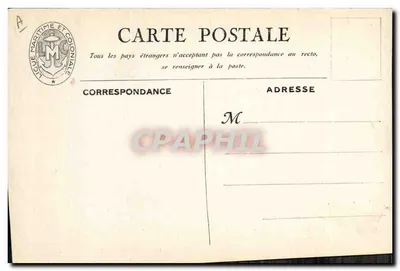 O Esfinge — 1ª vapor da frota francesa (1829) — F. Chambrelent e Cie - Paris — Verso