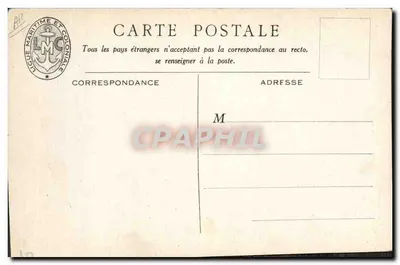 Kruiser van 10.000 ton type Tourville — illustratie van Max Cremnitz — Ligue Maritime et Coloniale — Achterkant