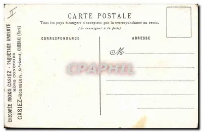 Kwiaty — Giroflées Ravenelles — Casiez — Rewers