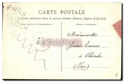 Kwiat miodowca — rysunek tuszem — wydawca H. F. Poupou — Rewers