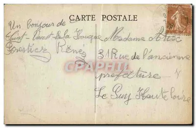 St-Varast-la-Hougue (Manche) - La Hougue à marée alta — Labarin — Verso