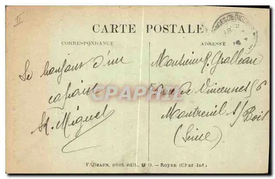 St-Georges-de-Didonne — Molo — F. Braun, fot. wyd., Royan (Charente-Inférieure) — Rewers
