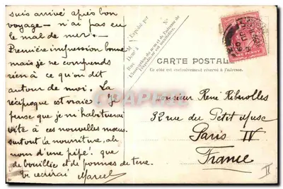 Dieppe — Faro de Ailly — V.P. París, No. 13 — Reverso